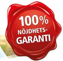 satisfied-100 100% Nöjdhetsgaranti
