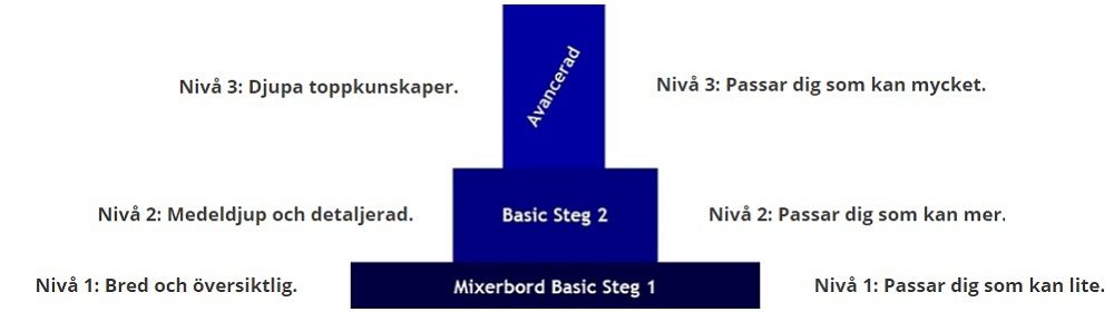 Illustrerar steg 1 bred, steg 2 detaljerna, steg 3 djupa spetskunskaper Illustrerar steg 1 bred, steg 2 detaljerna, steg 3 djupa spetskunskaper