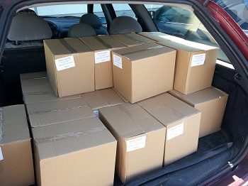 Bästa Liveljudet - transport från tryckeriet till lagret
