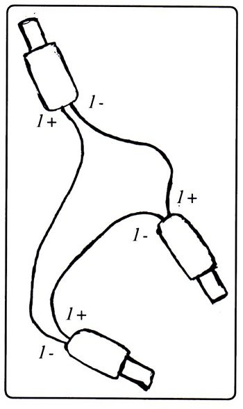Seriekopplad specialkabel Seriekopplad specialkabel